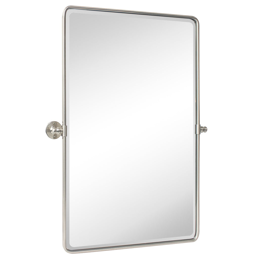 Miroirs muraux verticaux rectangulaires en métal TEHOME Woodvale