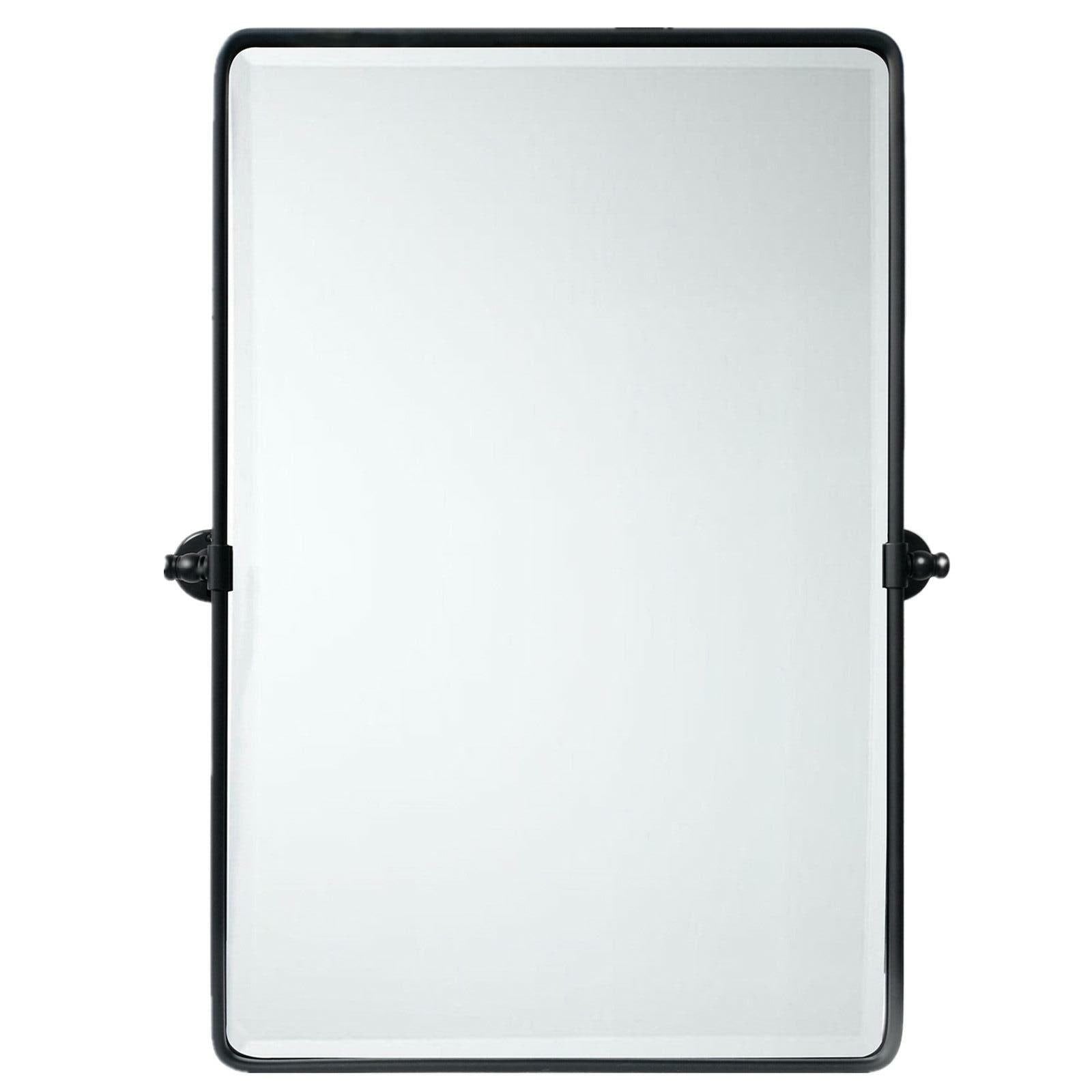 Miroirs muraux verticaux rectangulaires en métal TEHOME Woodvale