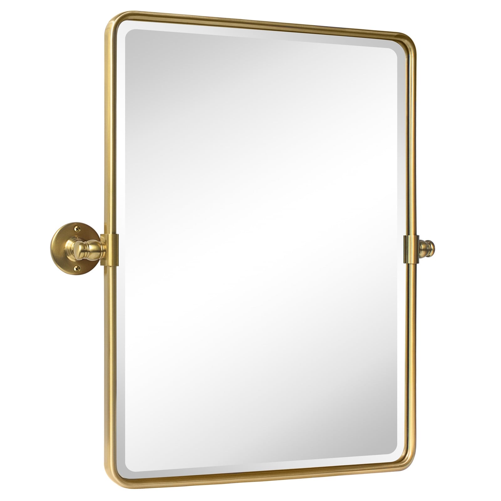 Miroirs muraux verticaux rectangulaires en métal TEHOME Woodvale