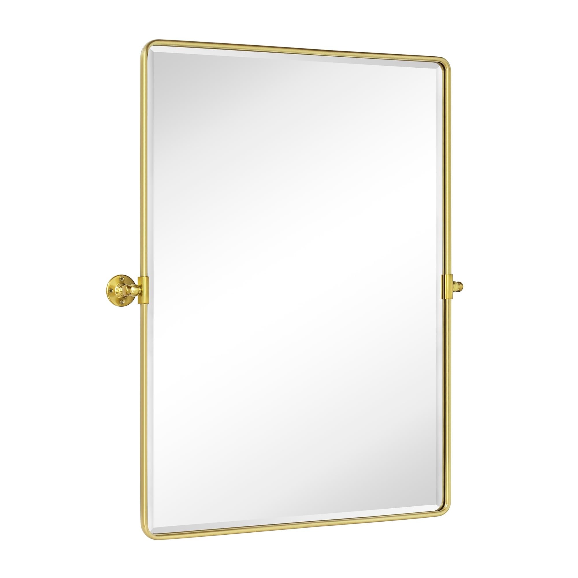 Miroirs muraux verticaux rectangulaires en métal TEHOME Woodvale