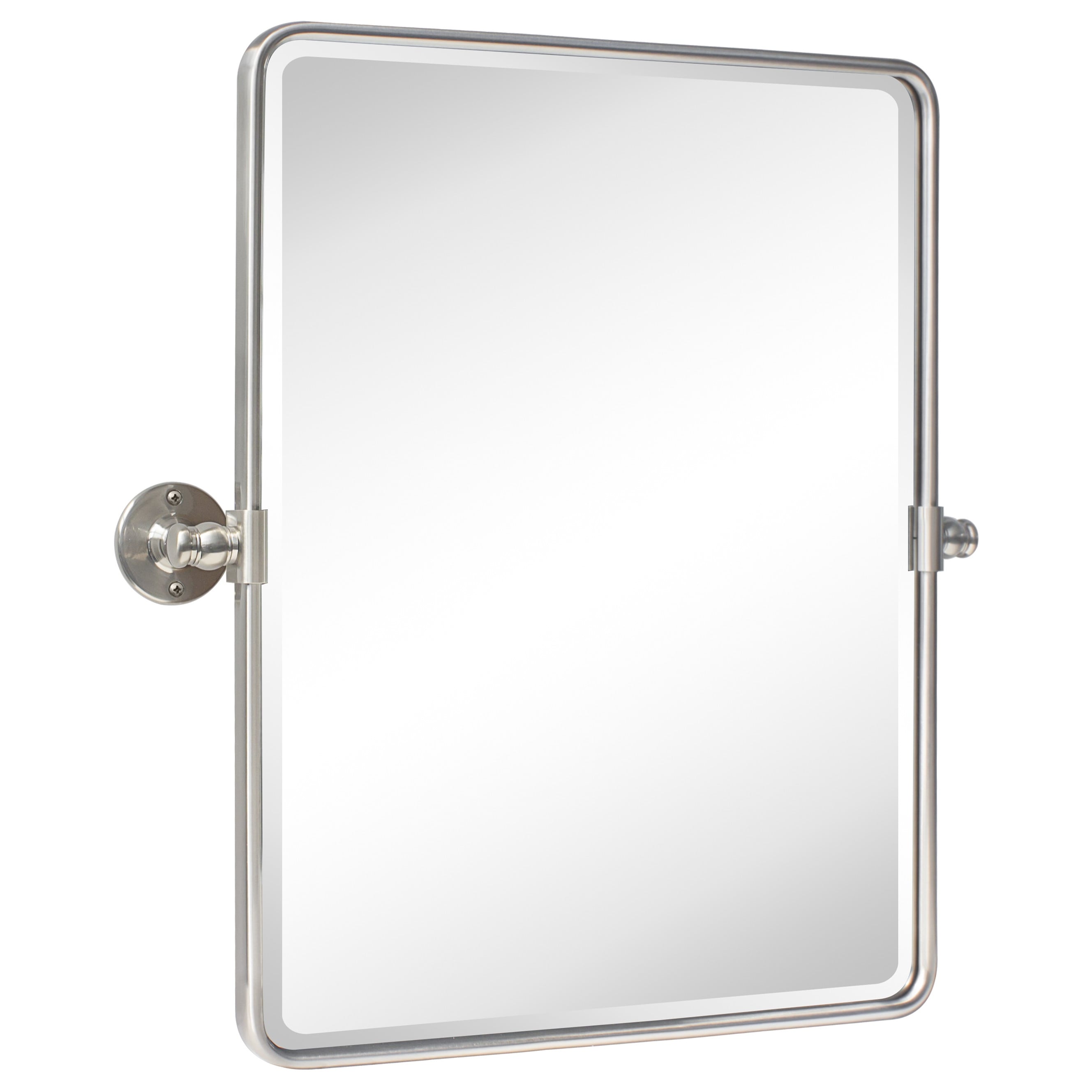 Miroirs muraux verticaux rectangulaires en métal TEHOME Woodvale