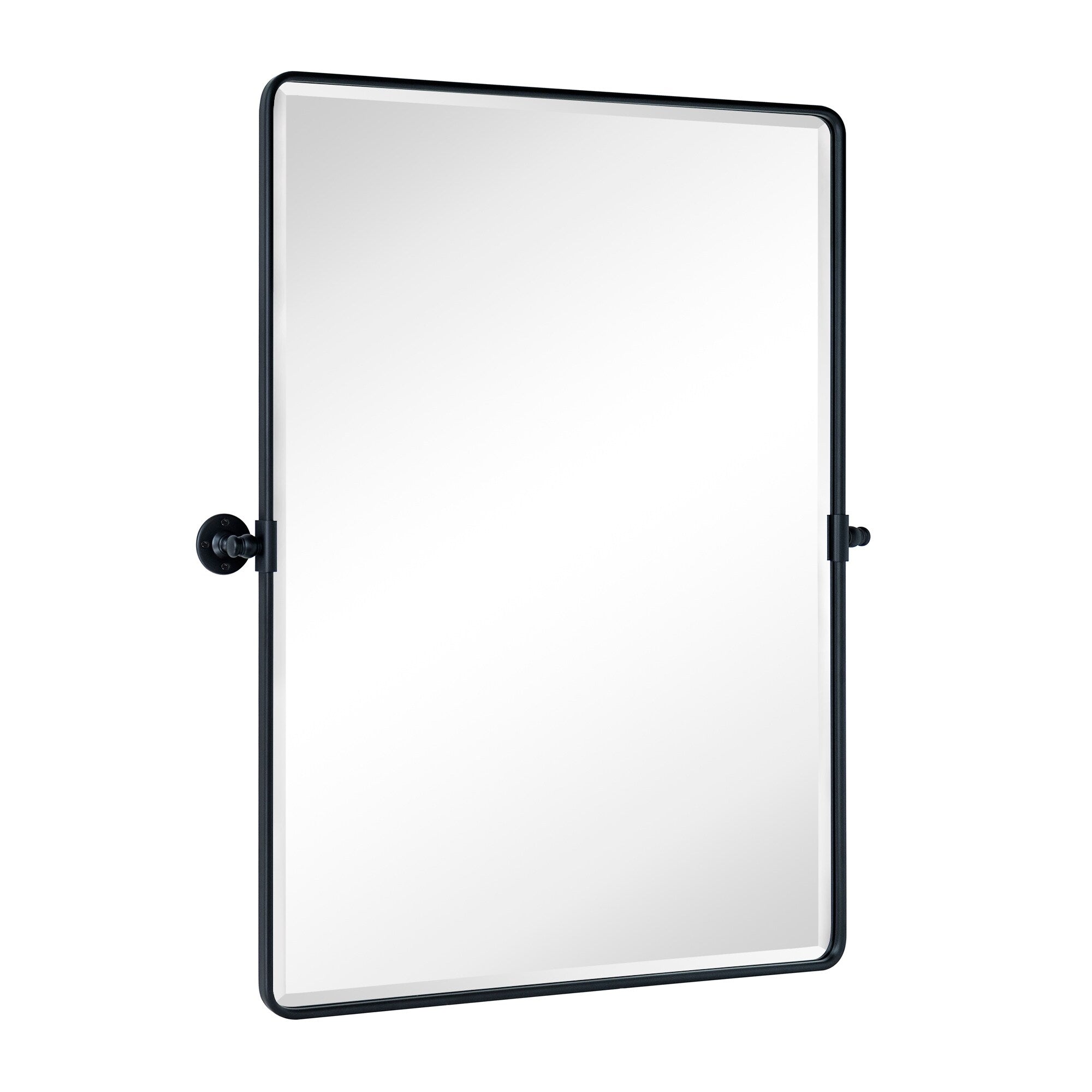 Miroirs muraux verticaux rectangulaires en métal TEHOME Woodvale