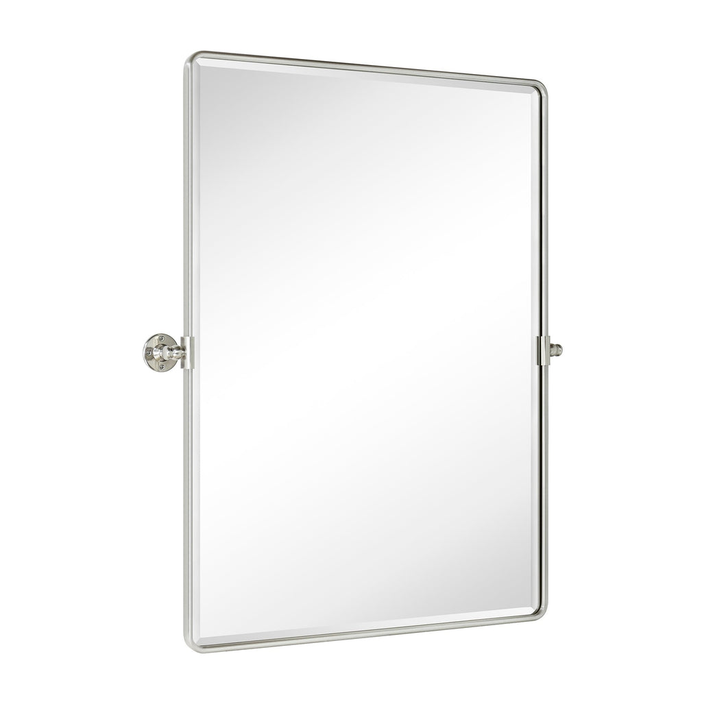 Miroirs muraux verticaux rectangulaires en métal TEHOME Woodvale