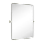 Miroirs muraux verticaux rectangulaires en métal TEHOME Woodvale