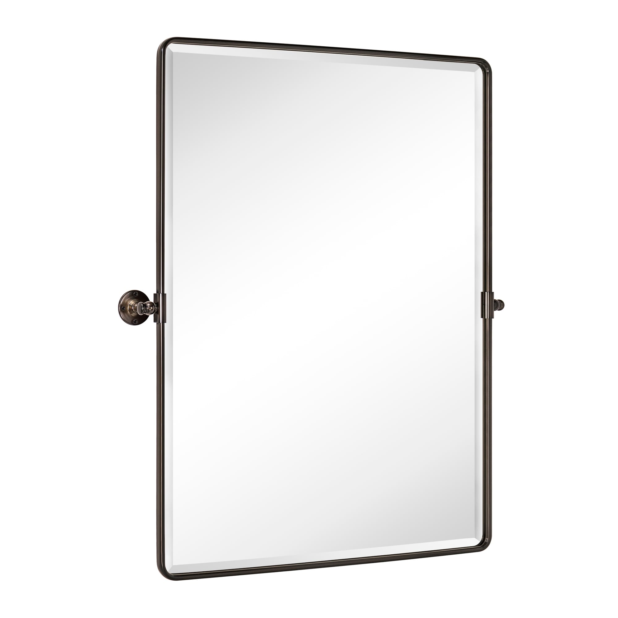 Miroirs muraux verticaux rectangulaires en métal TEHOME Woodvale