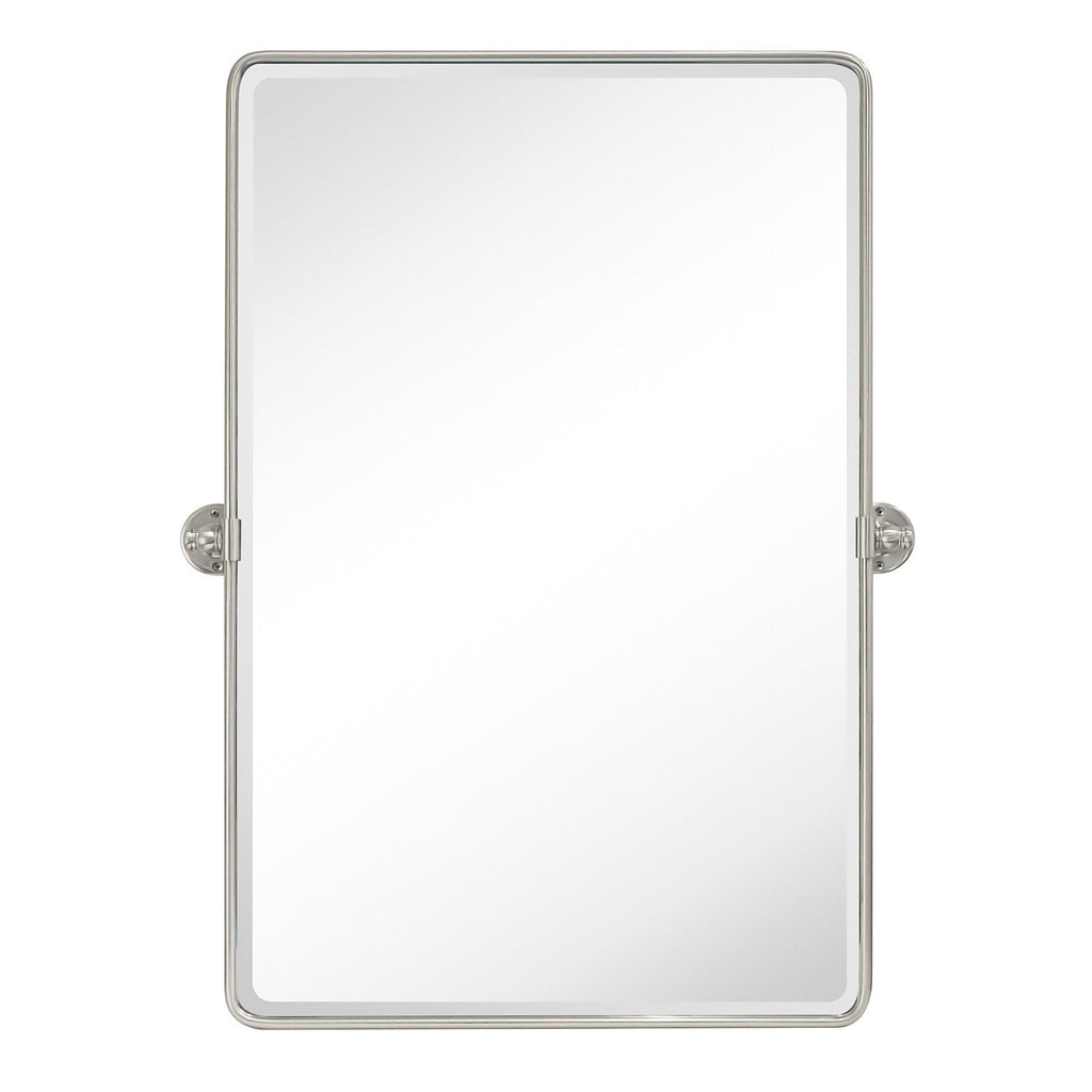 Miroirs muraux verticaux rectangulaires en métal TEHOME Woodvale