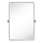 Miroirs muraux verticaux rectangulaires en métal TEHOME Woodvale