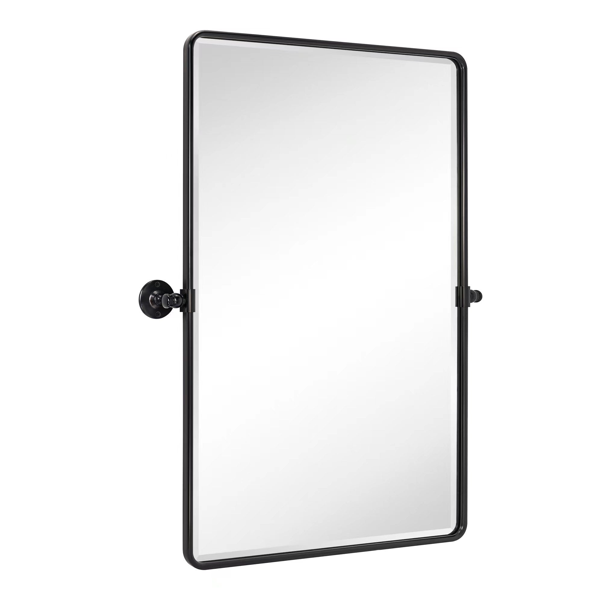 Miroirs muraux verticaux rectangulaires en métal TEHOME Woodvale