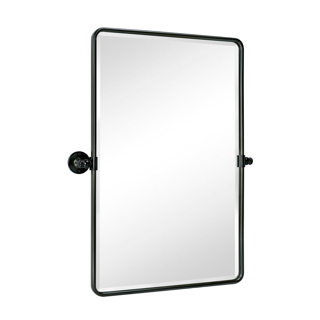 Miroirs muraux verticaux rectangulaires en métal TEHOME Woodvale
