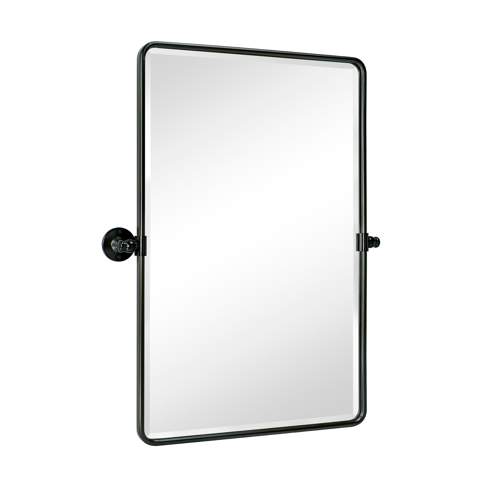 Miroirs muraux verticaux rectangulaires en métal TEHOME Woodvale