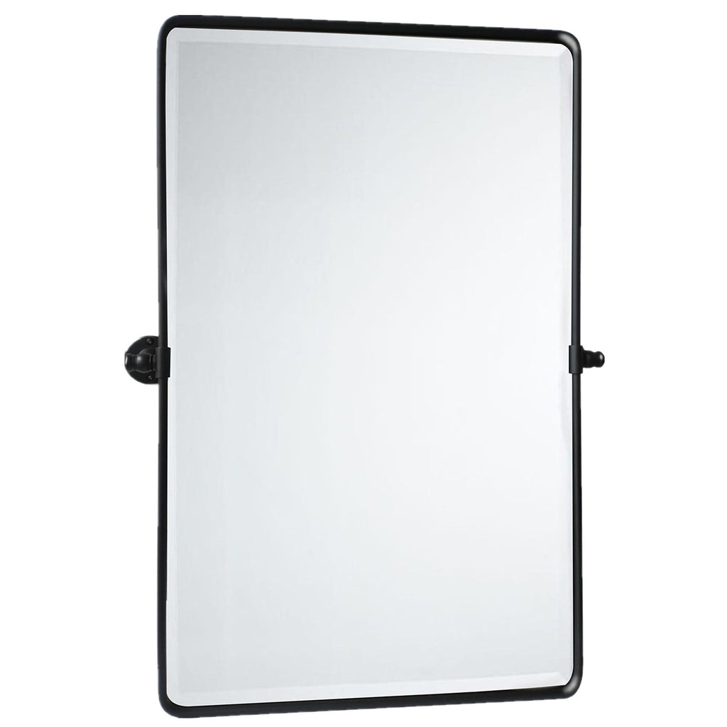 Miroirs muraux verticaux rectangulaires en métal TEHOME Woodvale