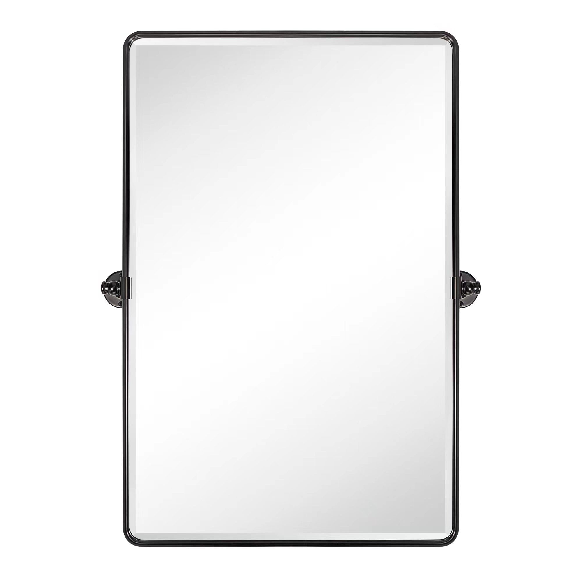 Miroirs muraux verticaux rectangulaires en métal TEHOME Woodvale