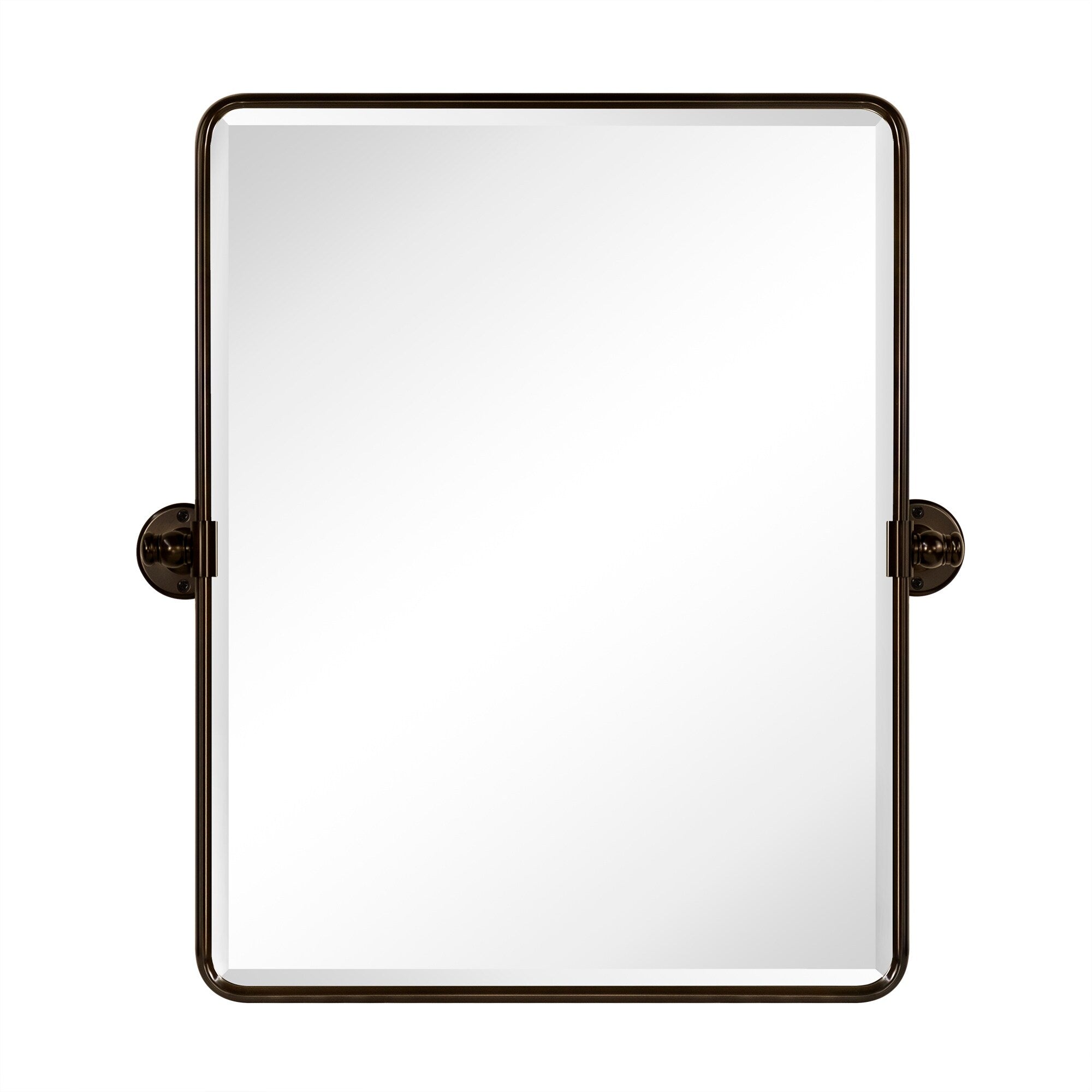 Miroirs muraux verticaux rectangulaires en métal TEHOME Woodvale