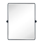 Miroirs muraux verticaux rectangulaires en métal TEHOME Woodvale