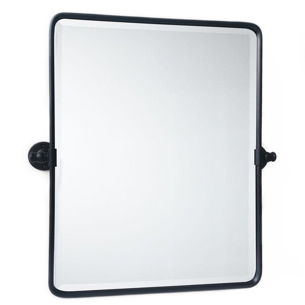 Miroirs muraux verticaux rectangulaires en métal TEHOME Woodvale