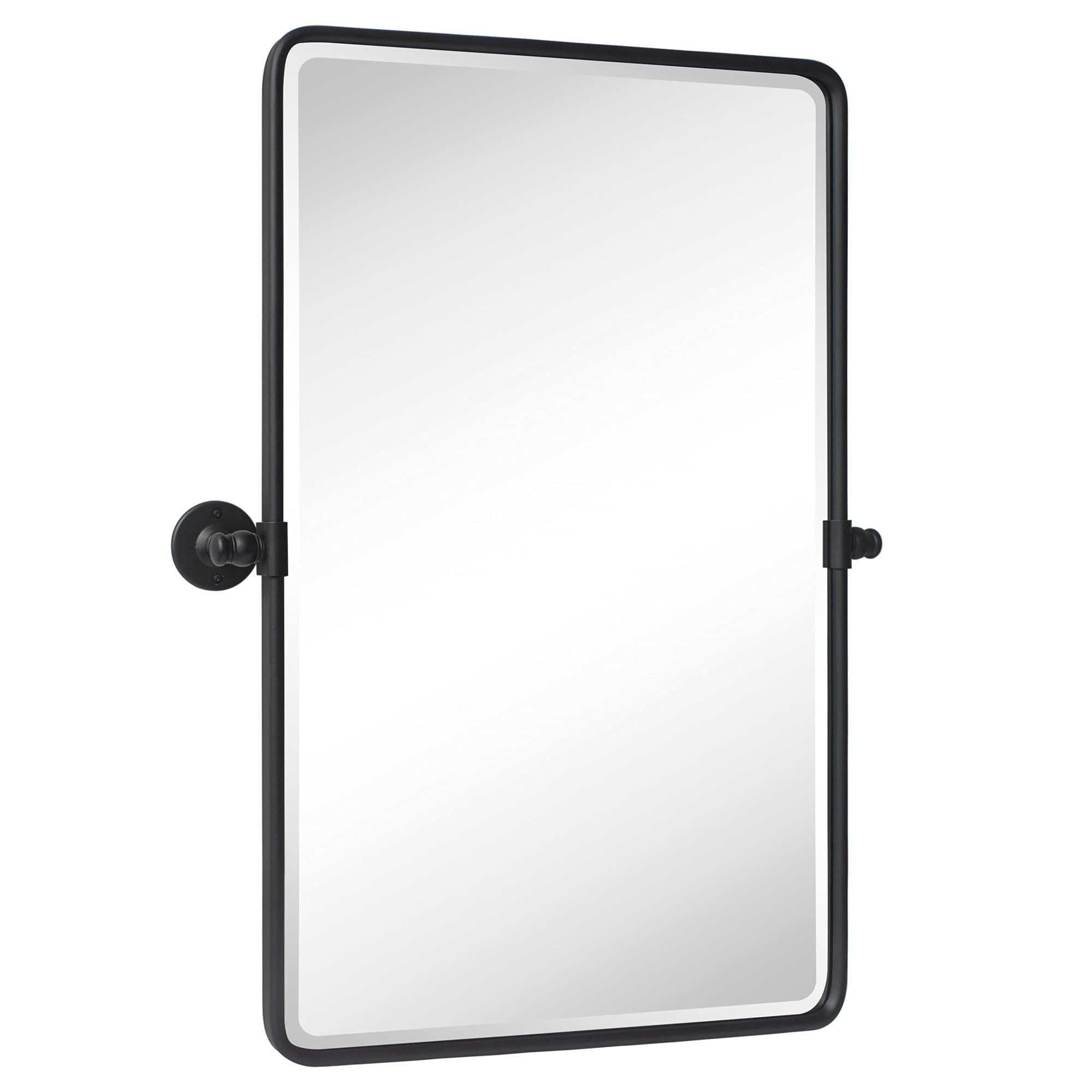Miroirs muraux verticaux rectangulaires en métal TEHOME Woodvale