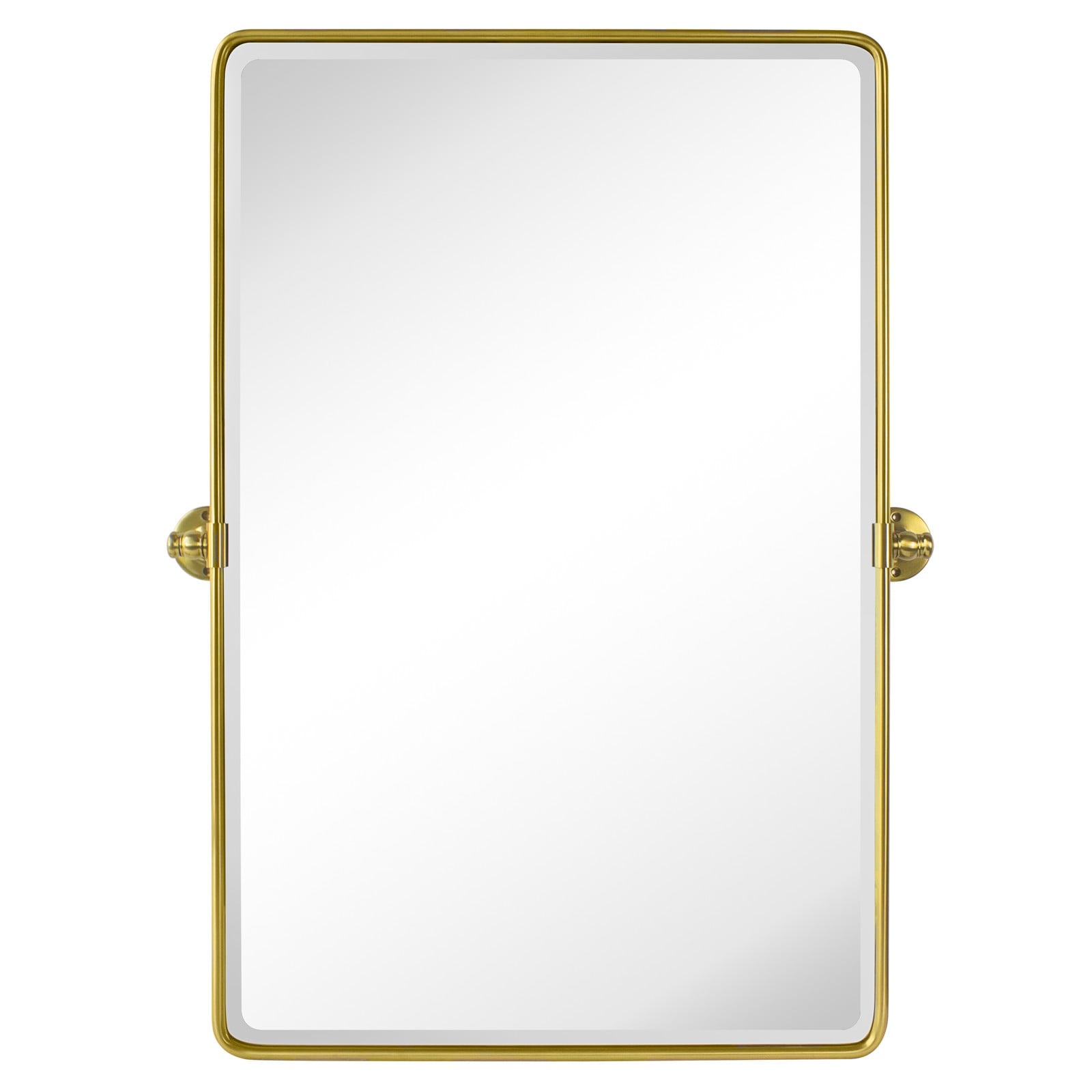 Miroirs muraux verticaux rectangulaires en métal TEHOME Woodvale