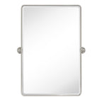 Miroirs muraux verticaux rectangulaires en métal TEHOME Woodvale
