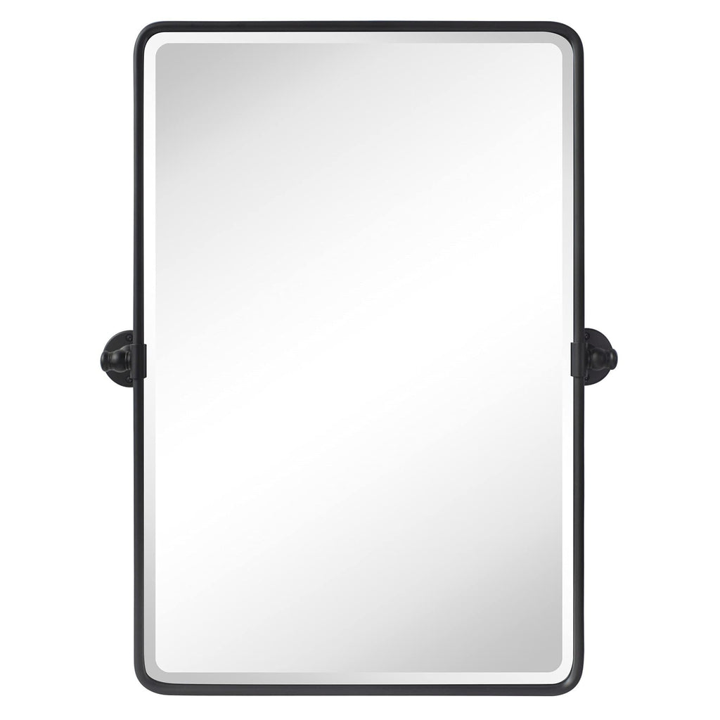 Miroirs muraux verticaux rectangulaires en métal TEHOME Woodvale