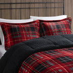 Parure de couette Woolrich Alton en duvet synthétique et sherpa