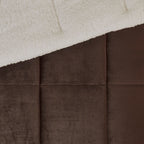 Parure de couette Woolrich Alton en duvet synthétique et sherpa