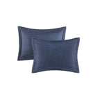 Parure de lit en denim surdimensionnée et rembourrée Woolrich Perry Blue