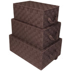 Ensemble de paniers de rangement tissés - N/A