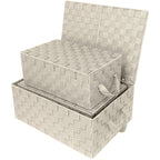 Ensemble de paniers de rangement tissés - N/A