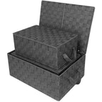 Ensemble de paniers de rangement tissés - N/A
