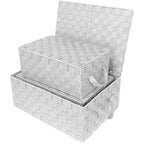 Ensemble de paniers de rangement tissés - N/A