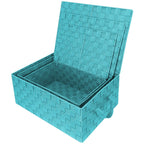 Ensemble de paniers de rangement tissés - N/A