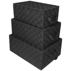 Ensemble de paniers de rangement tissés - N/A