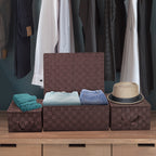 Ensemble de paniers de rangement tissés - N/A