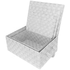 Ensemble de paniers de rangement tissés - N/A