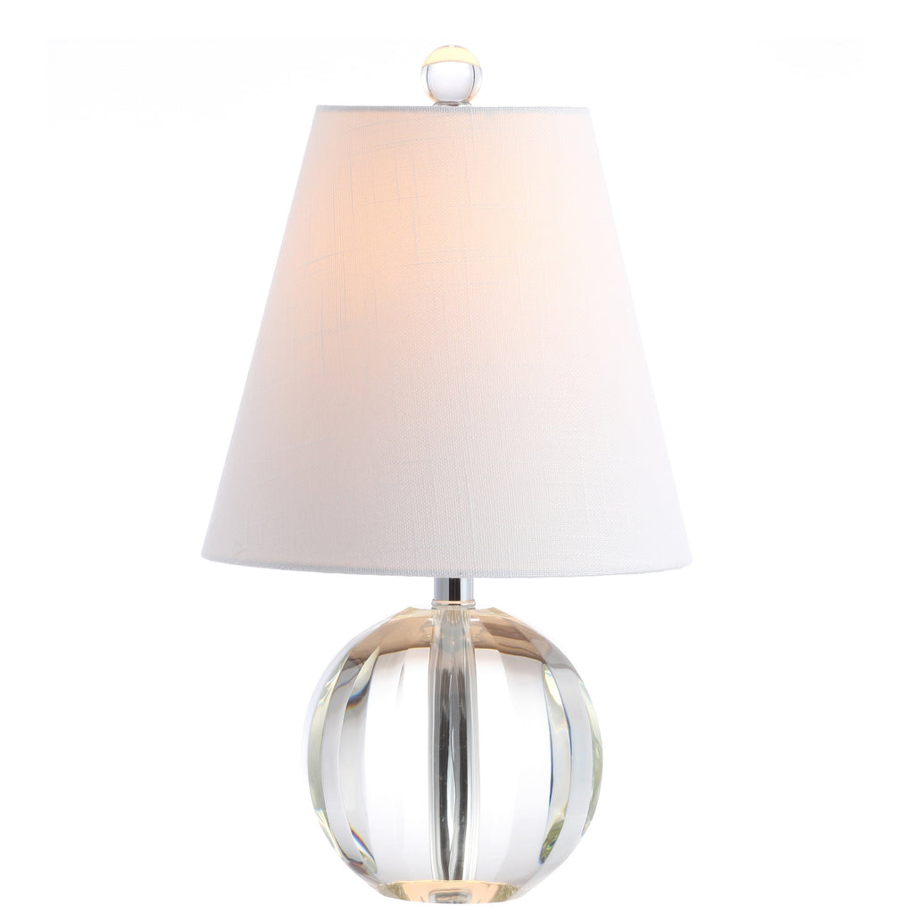 Lampe de table Goddard 16 boules de cristal/métal à LED, par JONATHAN Y
