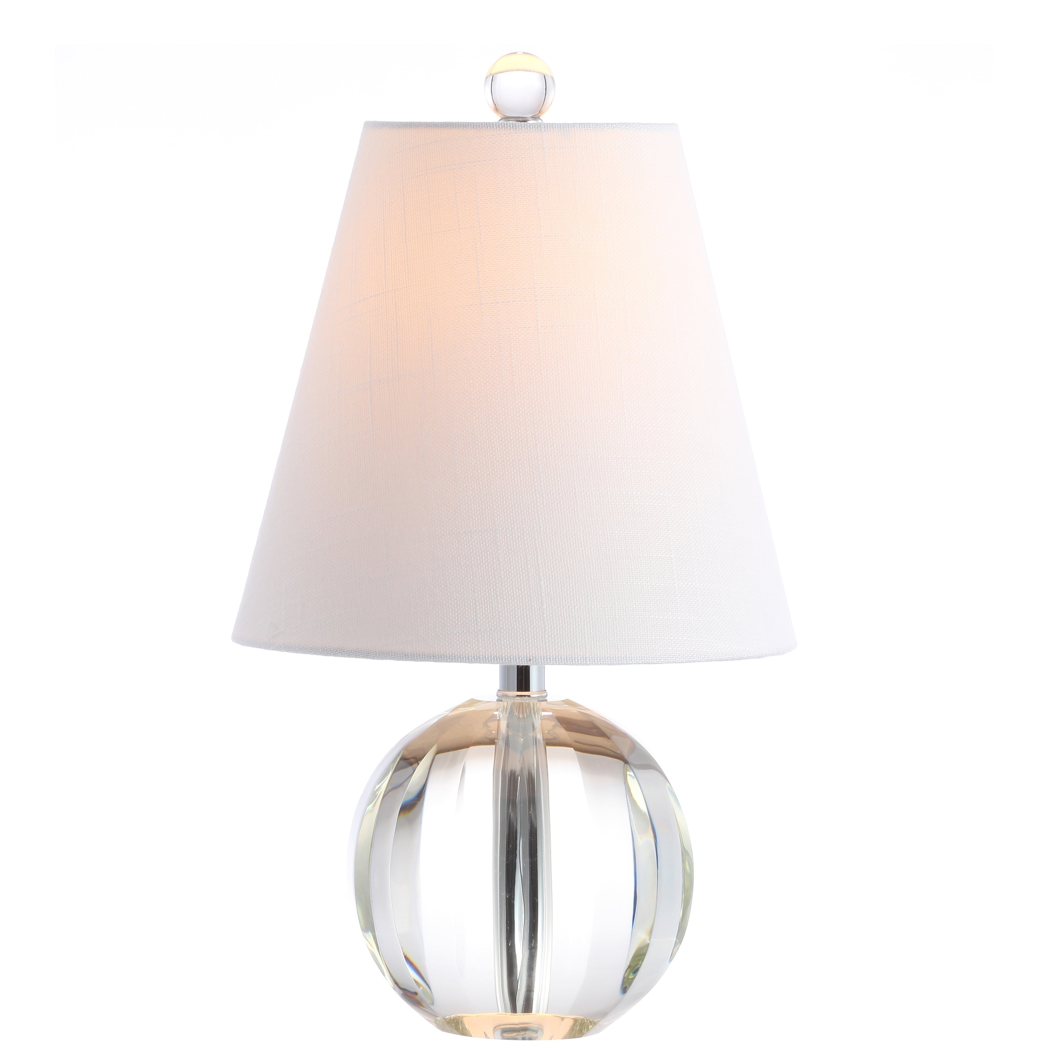 Lampe de table Goddard 16 boules de cristal/métal à LED, par JONATHAN Y