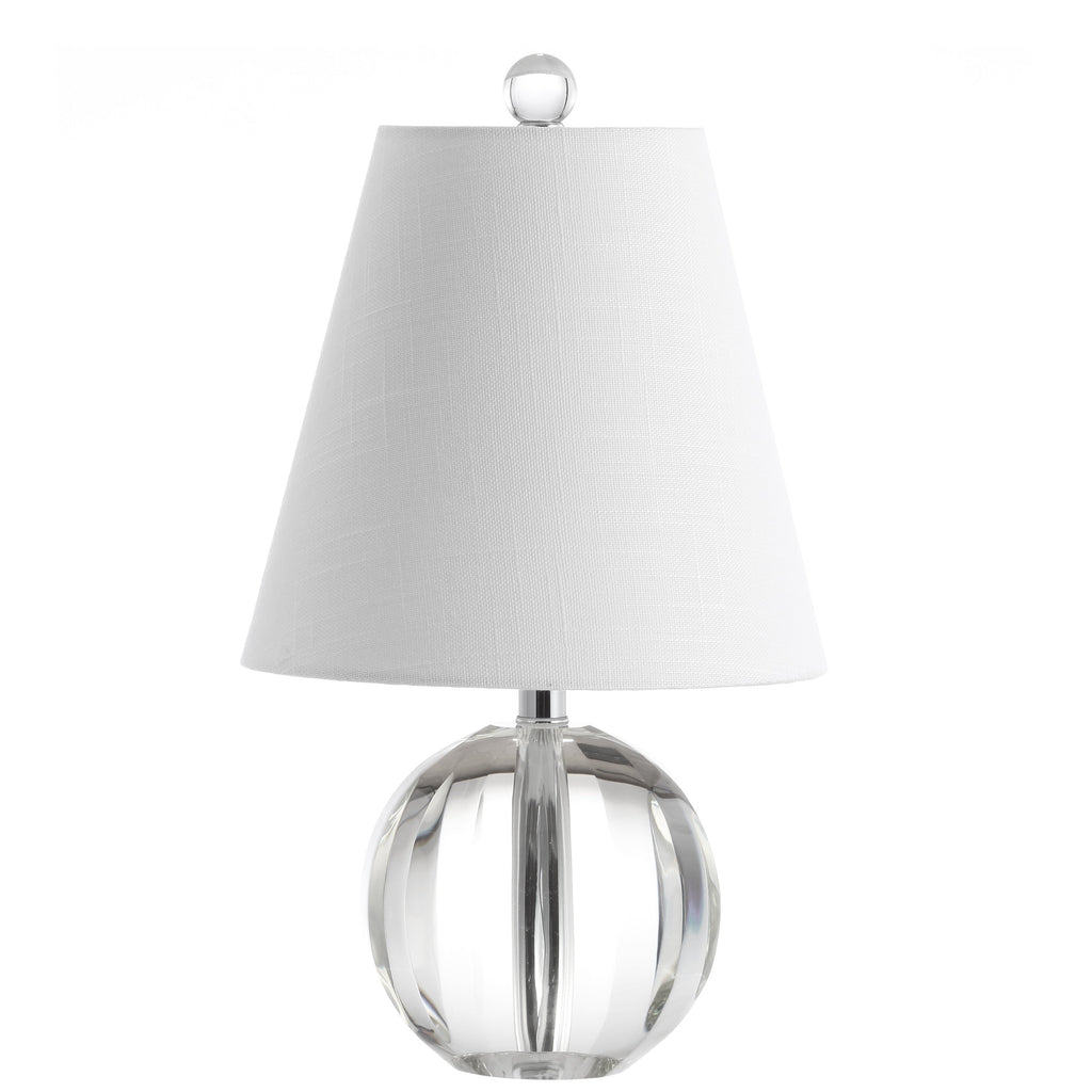 Lampe de table Goddard 16 boules de cristal/métal à LED, par JONATHAN Y