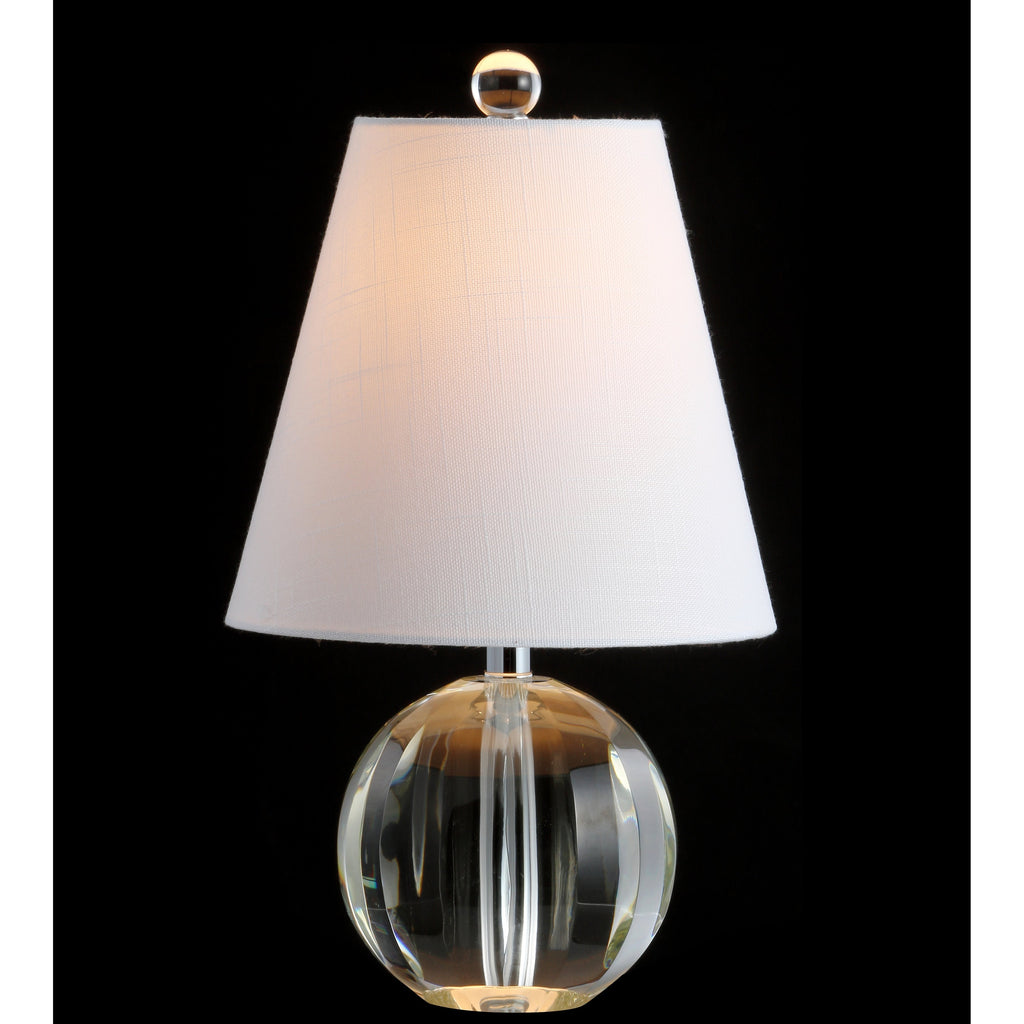 Lampe de table Goddard 16 boules de cristal/métal à LED, par JONATHAN Y