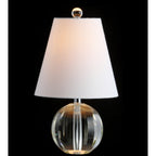 Lampe de table Goddard 16 boules de cristal/métal à LED, par JONATHAN Y