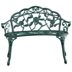Banc de jardin en métal Yaheetech pour terrasse et parc - N/A