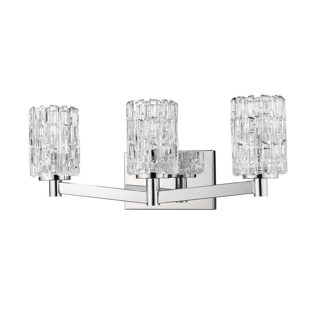 Luminaire de salle de bain large Z-Lite Aubrey à 3 lampes de 23 pouces