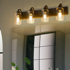 Luminaires de salle de bain - Applique murale style ferme