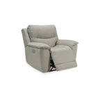 Fauteuil inclinable électrique Zane, port USB intégré, 91 pouces, similicuir gris