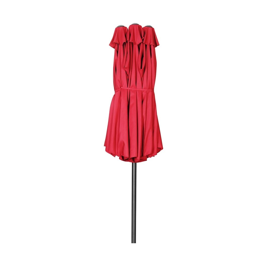 Parasol de patio rectangulaire Autlaycil de 13 pieds, très grand parasol d'extérieur sans base