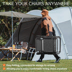 Chaise longue d'extérieur pliable à gravité zéro avec appui-tête, porte-gobelet et plateau amovible