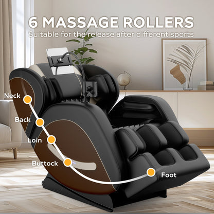 Fauteuil inclinable de massage à gravité zéro avec massage à air complet du corps et Bluetooth