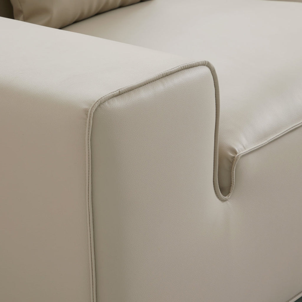 Domus Modular Brown Leather Armchair