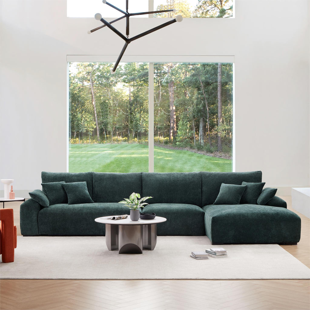 Le canapé d'angle Empress Green