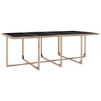 vidaXL Ensemble de meubles de patio Table et chaises d'extérieur Ensemble de salle à manger en polyrotin