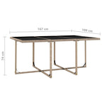 vidaXL Ensemble de meubles de patio Table et chaises d'extérieur Ensemble de salle à manger en polyrotin